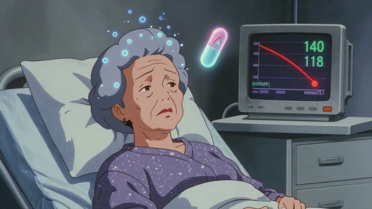 Hyponatremia from SSRIs: Low Sodium and Confusion Risk in Older Adults