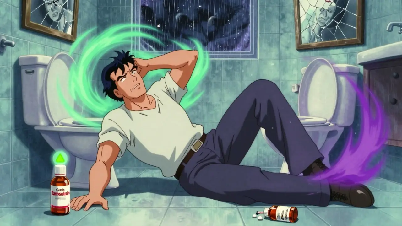 Man collapsed on bathroom floor after mixing Cialis and Flomax